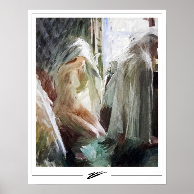 Poster d'art Anders Zorn Zedign #12 (Devant)