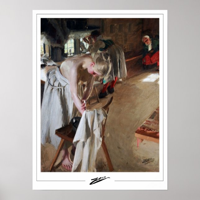 Poster d'art Anders Zorn Zedign #178 (Devant)