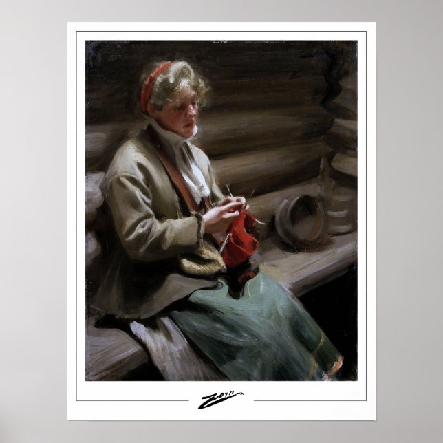 Poster d'art Anders Zorn Zedign #211 (Devant)
