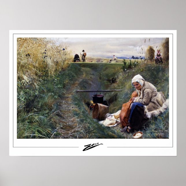 Poster d'art Anders Zorn Zedign #26 (Devant)
