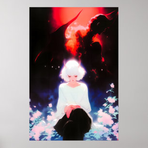 Poster d'art ange ou diable