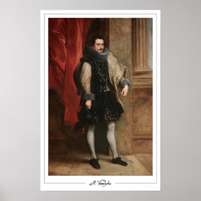 Poster d'art Anthony van Dyck Zedign #667 (Devant)