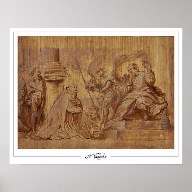 Poster d'art Anthony van Dyck Zedign #889 (Devant)