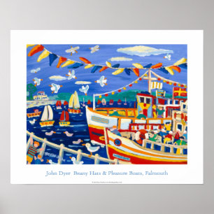 Poster d'art : Beany Casquettes & Bateaux de plais