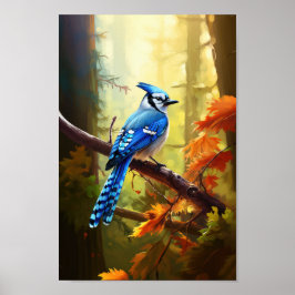 Poster d'art Blue Jay Bird