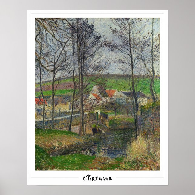 Poster d'art Camille Pissarro Zedign #1 (Devant)