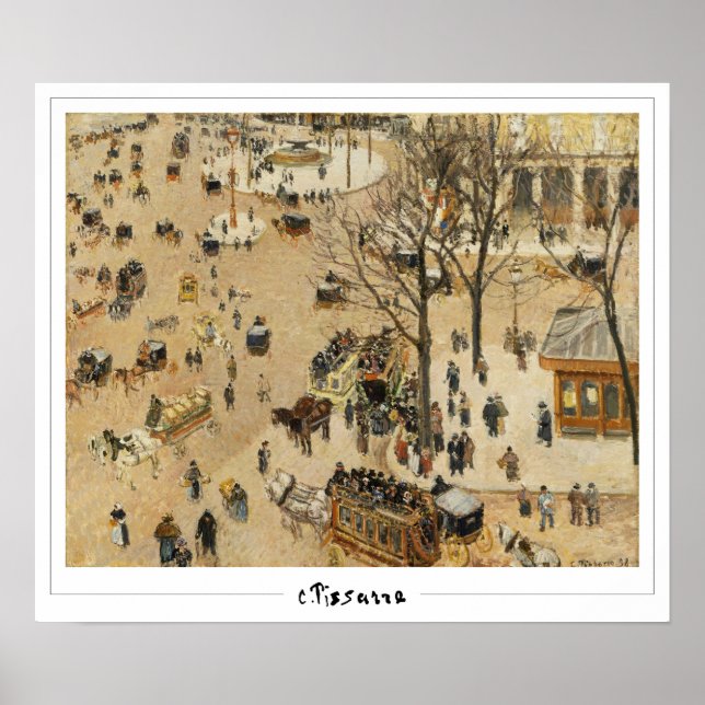 Poster d'art Camille Pissarro Zedign #15-2 (Devant)