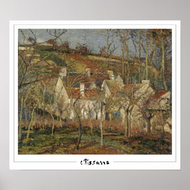 Poster d'art Camille Pissarro Zedign #8 (Devant)