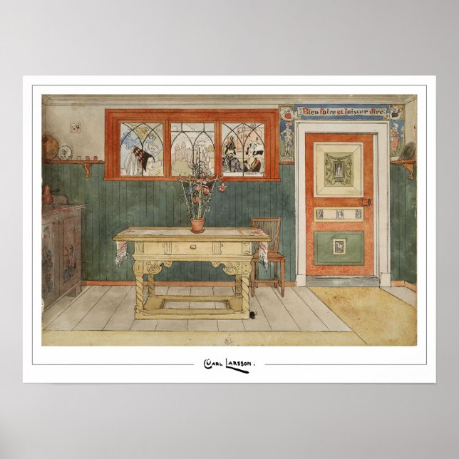 Poster d'art Carl Larsson Zedign #285 (Devant)