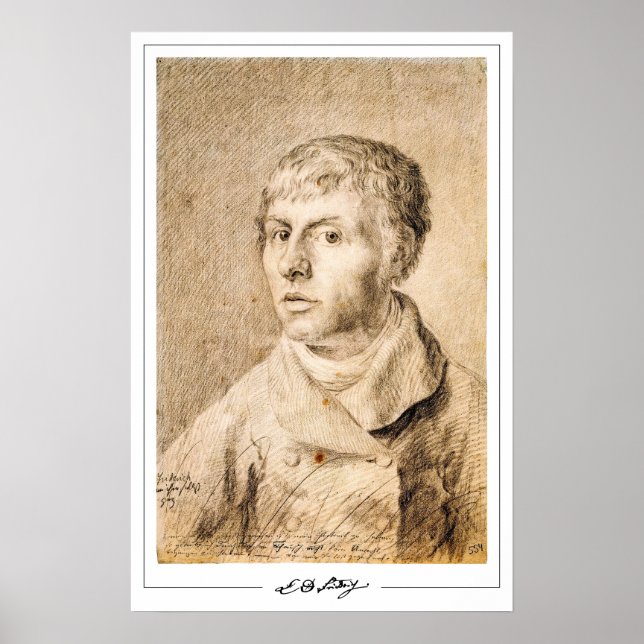 Poster d'art Caspar David Friedrich Zedign #113 (Devant)