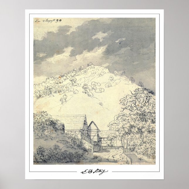 Poster d'art Caspar David Friedrich Zedign #162 (Devant)