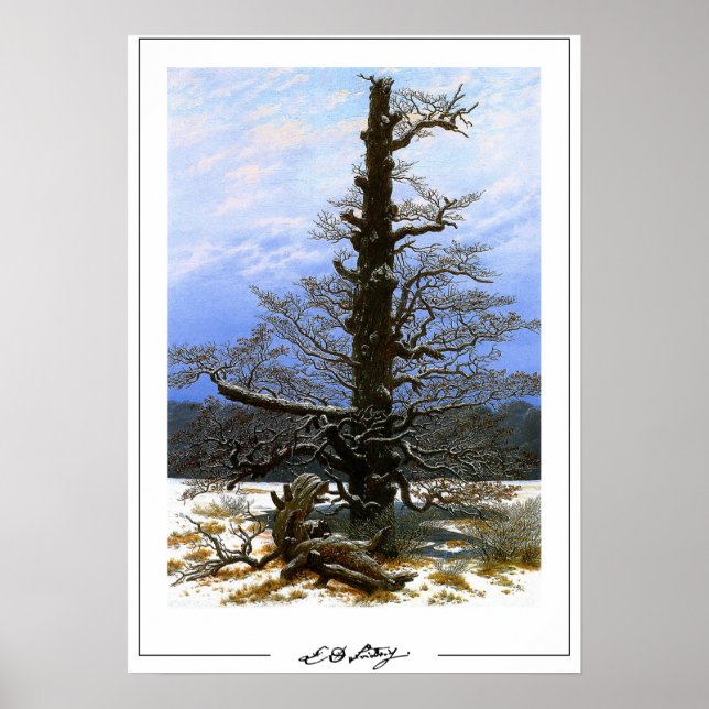 Poster d'art Caspar David Friedrich Zedign #17 (Devant)
