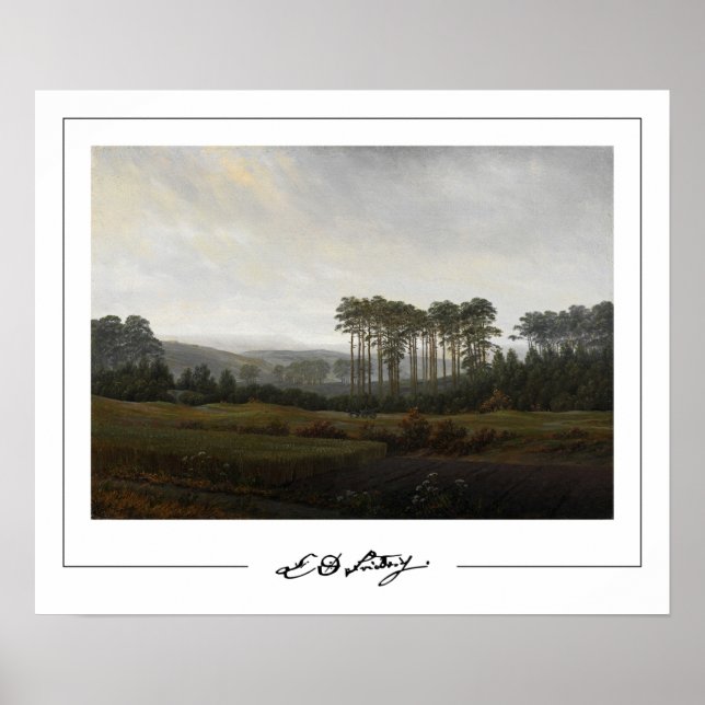 Poster d'art Caspar David Friedrich Zedign #20 (Devant)