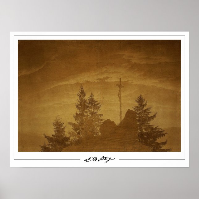 Poster d'art Caspar David Friedrich Zedign #38 (Devant)