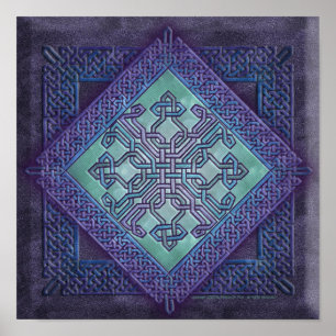 Poster d'art celtique avant-gardiste