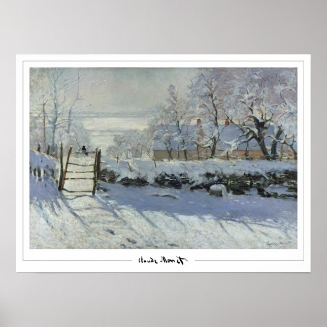 Poster d'art Claude Monet Zedign #15-2 (Devant)