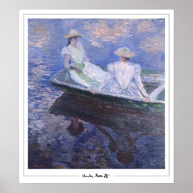 Poster d'art Claude Monet Zedign #2 (Devant)