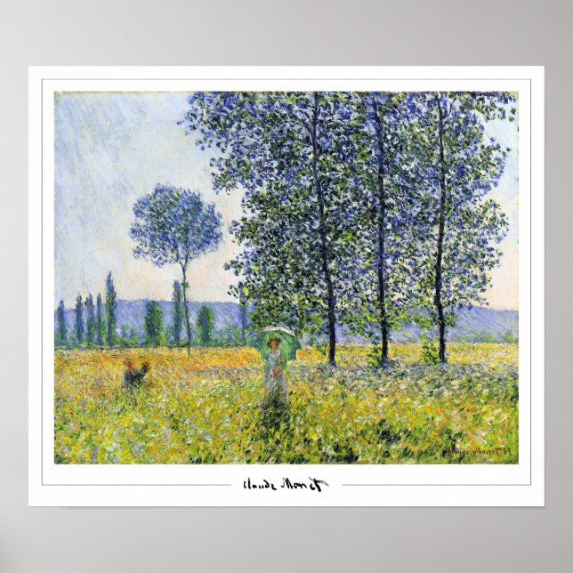 Poster d'art Claude Monet Zedign #327-2 (Devant)