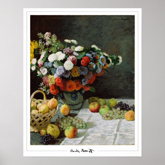 Poster d'art Claude Monet Zedign #32-2 (Devant)
