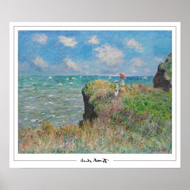 Poster d'art Claude Monet Zedign #47-2 (Devant)