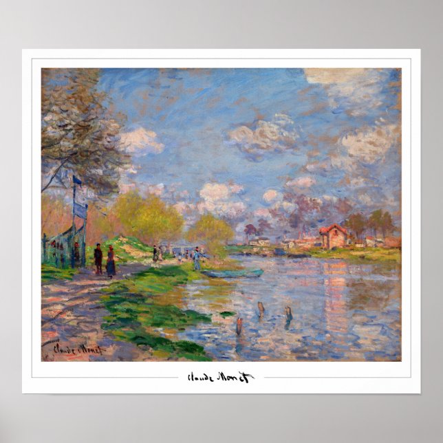 Poster d'art Claude Monet Zedign #48-2 (Devant)