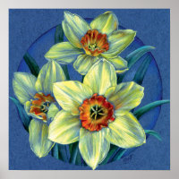 Poster d'art "Daffodils - les joies du printemps"