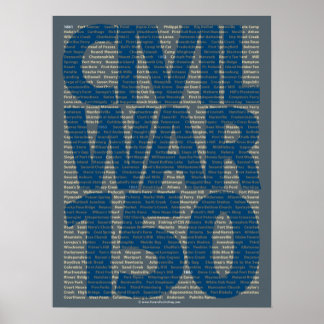 Poster d'art de bataille du 150e anniversaire de l