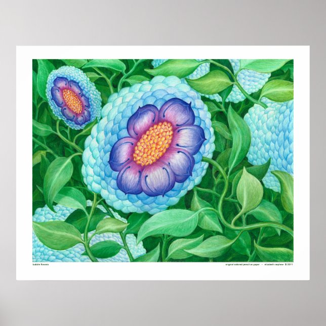 Poster d'art de bulle (Devant)