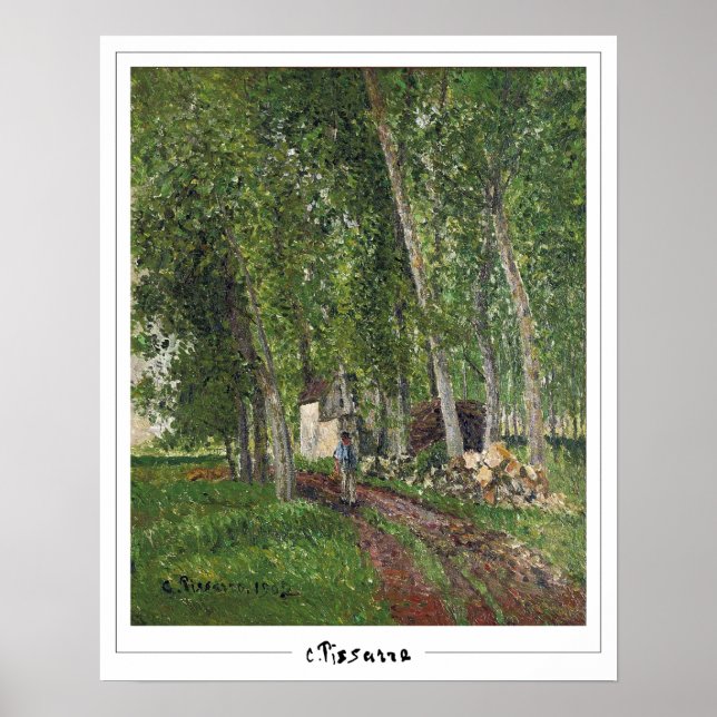 Poster d'art de Camille Pissarro Zedign #384 (Devant)