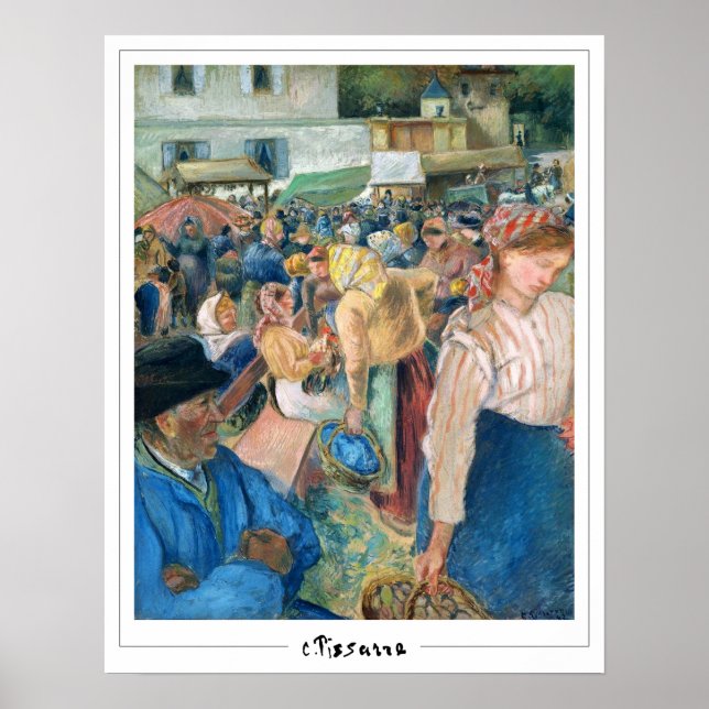 Poster d'art de Camille Pissarro Zedign #532 (Devant)