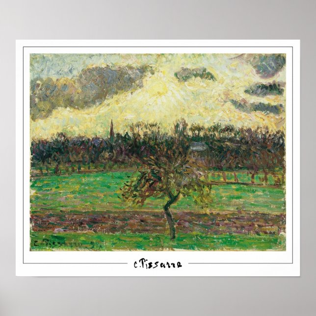 Poster d'art de Camille Pissarro Zedign #539 (Devant)