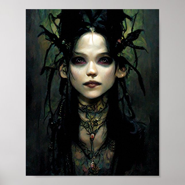 Poster d'art de Goth Punk Elf 3 Imaginaire (Devant)