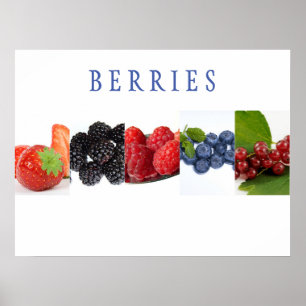 Poster d'art de la cuisine Berries