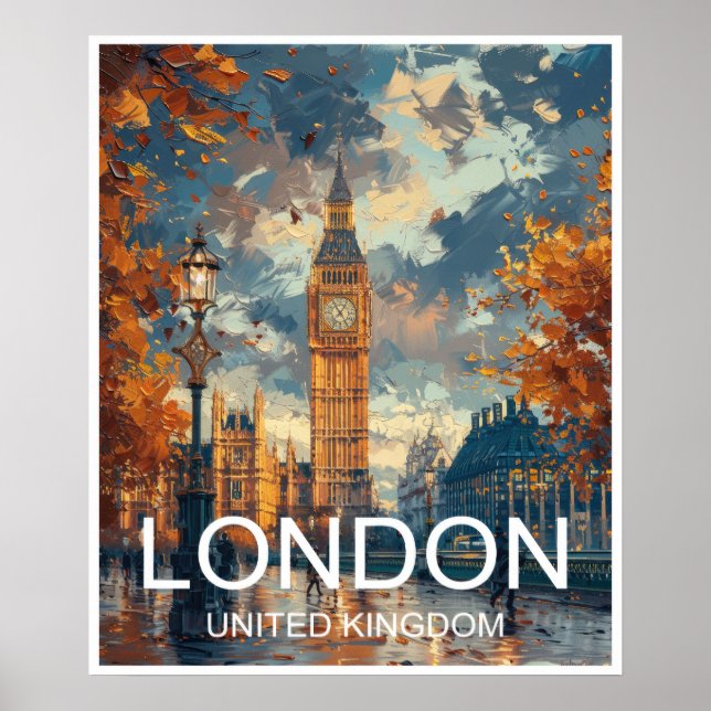 Poster d'art de Londres Angleterre (Devant)