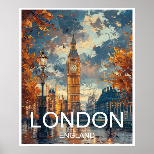 Poster d'art de Londres Angleterre (Devant)