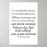 Poster d'art de St. Teresa d'Avila