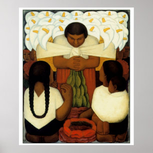 Poster d'art Diego Rivera Choisissez votre taille