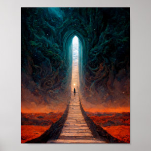 Poster d'art d'Imaginaire d'Other world Road 2