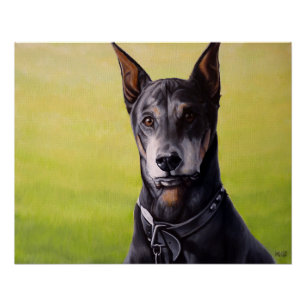Poster d'art Doberman Imprimantes d'art personnali