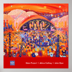 Poster d'art : Eden Project LIVE 8 par John Dyer