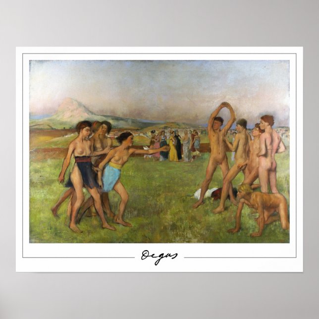 Poster d'art Edgar Degas Zedign #139 (Devant)