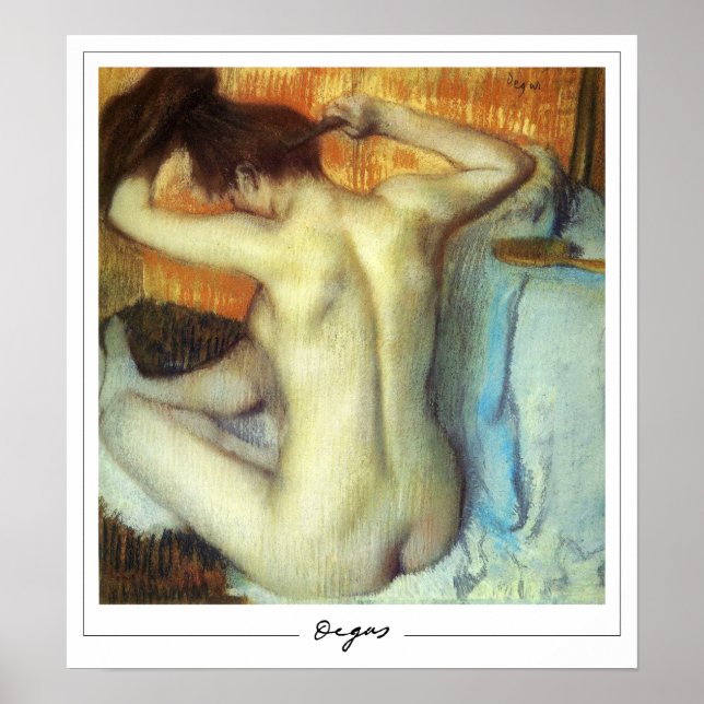 Poster d'art Edgar Degas Zedign #17 (Devant)