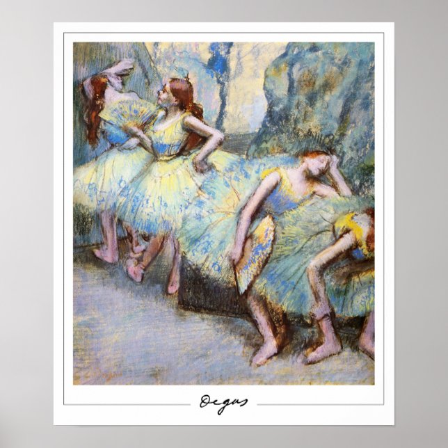 Poster d'art Edgar Degas Zedign #337-2 (Devant)