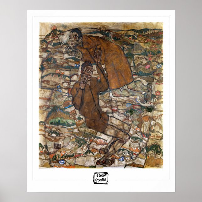 Poster d'art Egon Schiele Zedign #18-2 (Devant)
