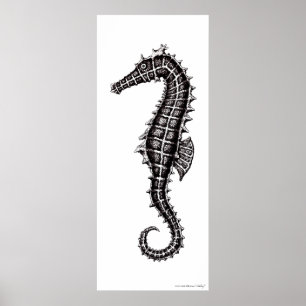 Poster d'art en dessin noir et blanc