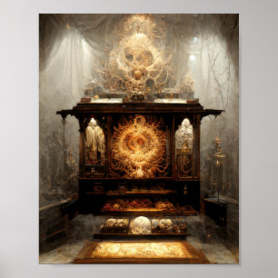 Poster d'art en Imaginaire foncé de l'autel 2