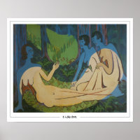 Poster d'art Ernst Ludwig Kirchner Zedign #295