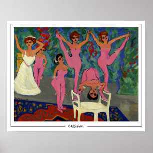 Poster d'art Ernst Ludwig Kirchner Zedign #549-2