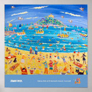 Poster d'art : Eskimo Kids at St Michael's Mount