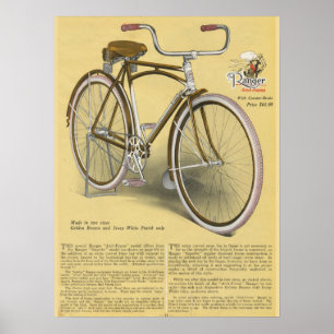 Poster d'art et de bicyclette Ranger Arch Frame 19